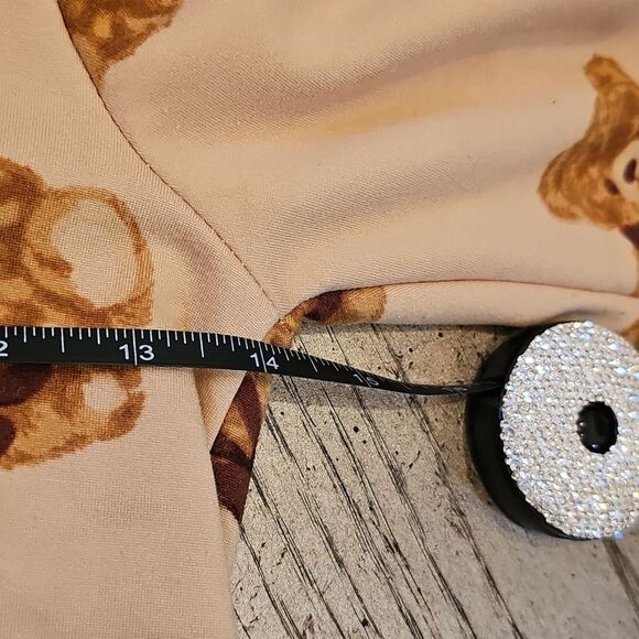 Teddy Bear Be Kind Zip Up Hoodie 6X - Picture 8 of 10